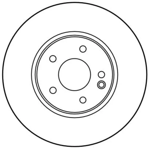 Brzdový kotúč TRW DF2812 - obr. 1