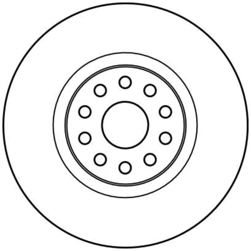 Brzdový kotúč TRW DF4059 - obr. 1