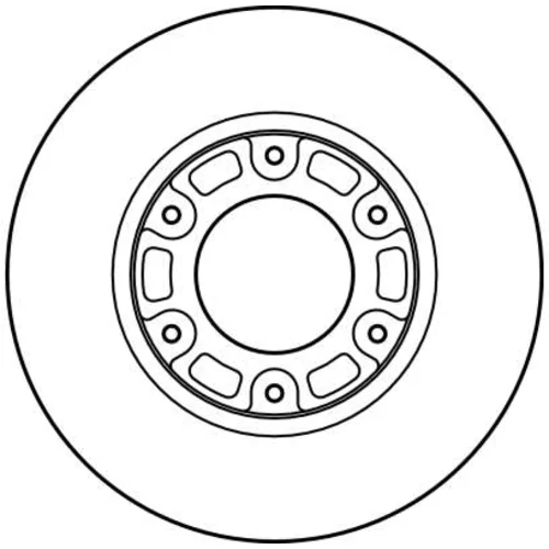 Brzdový kotúč TRW DF4116 - obr. 1