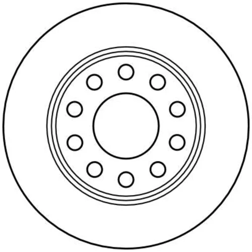 Brzdový kotúč TRW DF4211 - obr. 1