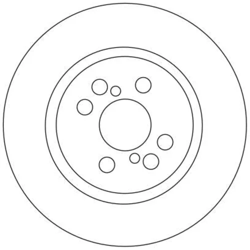 Brzdový kotúč TRW DF4415S - obr. 1