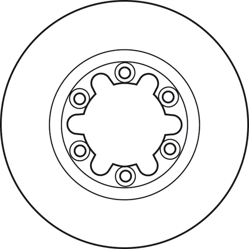 Brzdový kotúč TRW DF4898 - obr. 1