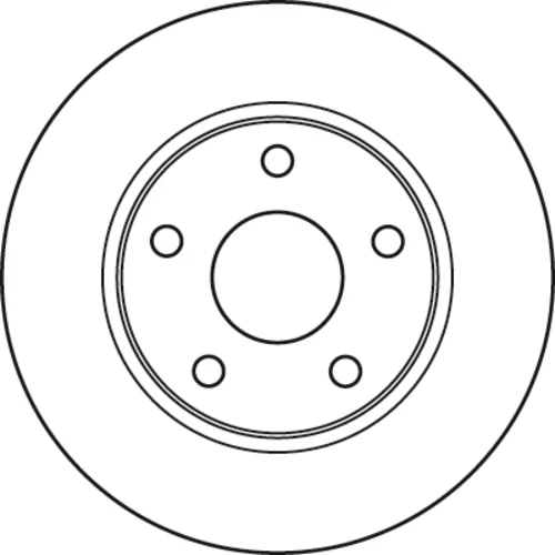 Brzdový kotúč TRW DF6037 - obr. 1