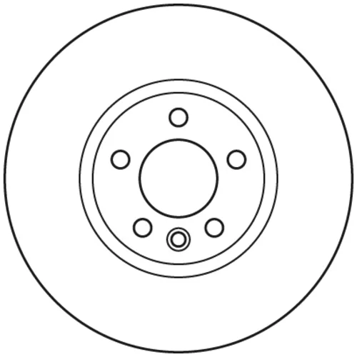 Brzdový kotúč TRW DF6124S - obr. 1