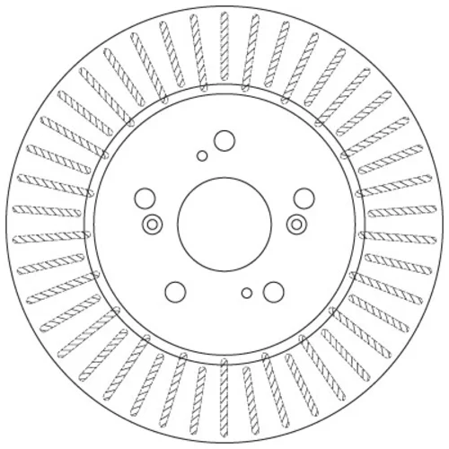 Brzdový kotúč TRW DF6180S - obr. 1