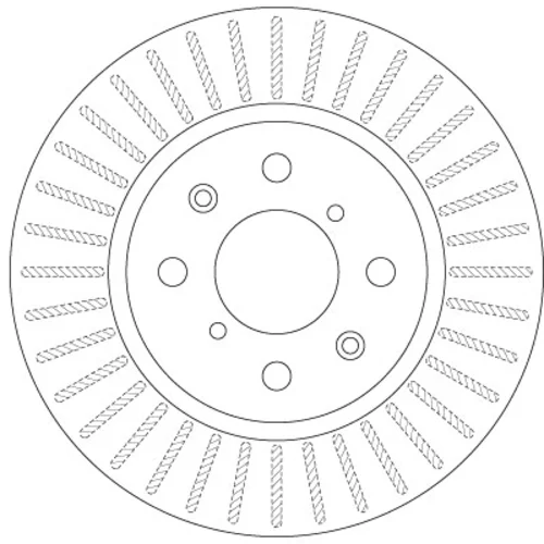 Brzdový kotúč TRW DF6232 - obr. 1