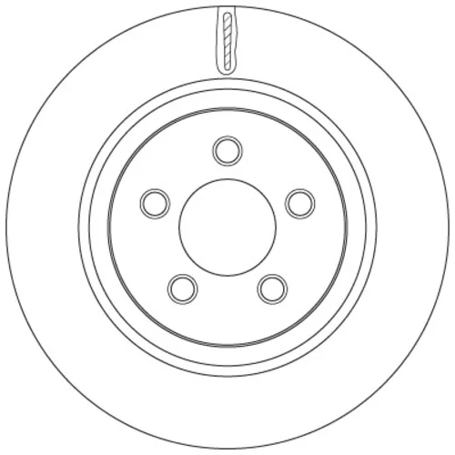 Brzdový kotúč TRW DF6263 - obr. 1