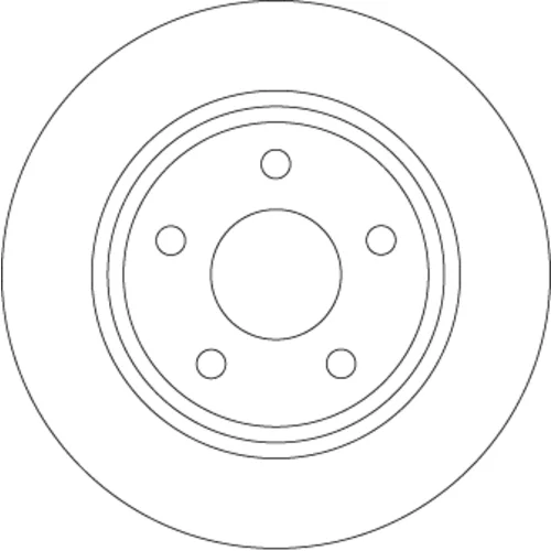 Brzdový kotúč TRW DF6556