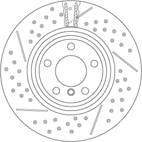 Brzdový kotúč TRW DF6606S