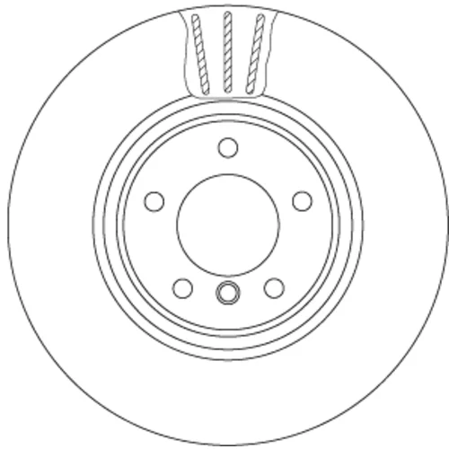 Brzdový kotúč TRW DF6609S