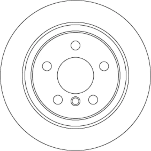 Brzdový kotúč TRW DF6756