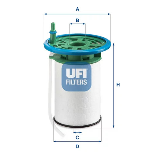 Palivový filter UFI 26.053.00