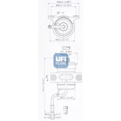 Palivový filter UFI 31.802.00