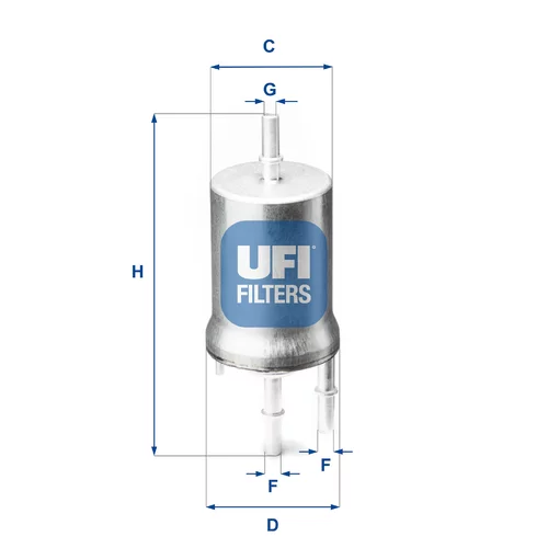 Palivový filter UFI 31.845.00