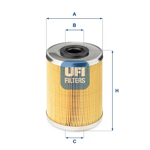 Palivový filter UFI 26.687.00