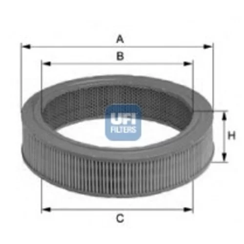 Vzduchový filter UFI 27.799.00