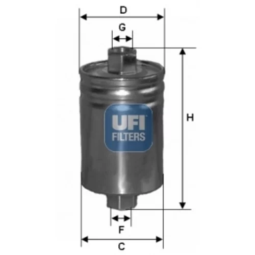 Palivový filter UFI 31.589.00