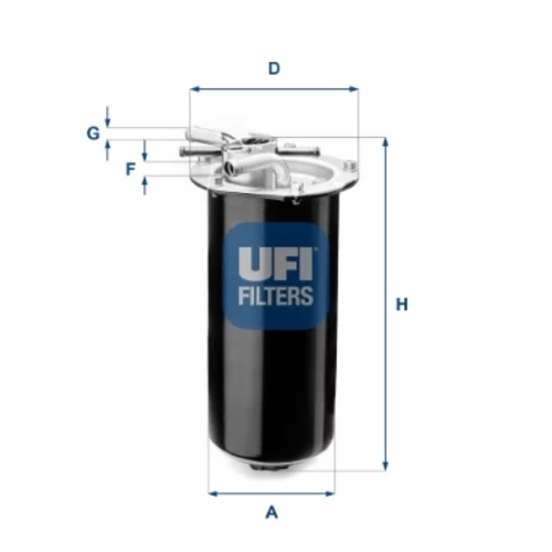 Palivový filter UFI 55.411.01