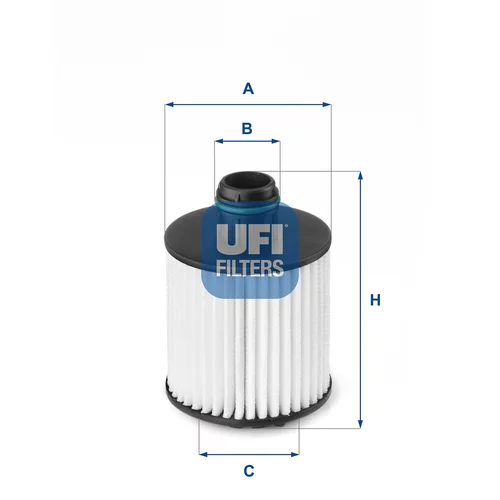 Olejový filter UFI 25.139.00