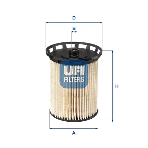 Palivový filter UFI 26.129.00