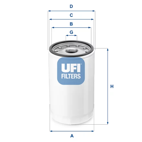 Hydraulický filter riadenia UFI 80.043.00