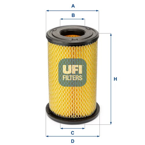 Vzduchový filter UFI 27.D79.00