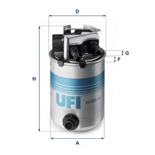 Palivový filter UFI 24.095.01