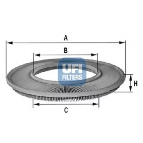 Vzduchový filter UFI 30.847.00