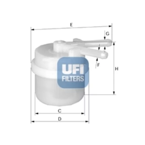 Palivový filter UFI 31.026.00