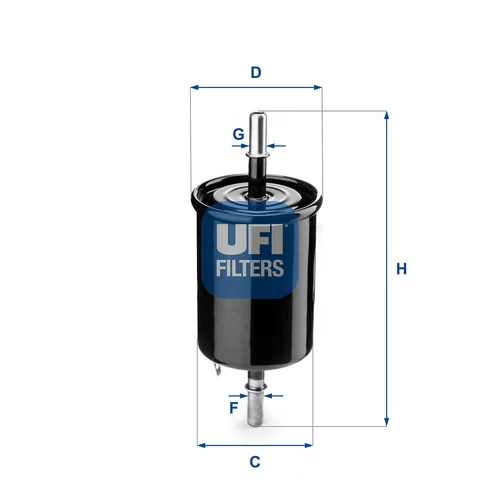 Palivový filter UFI 31.843.00