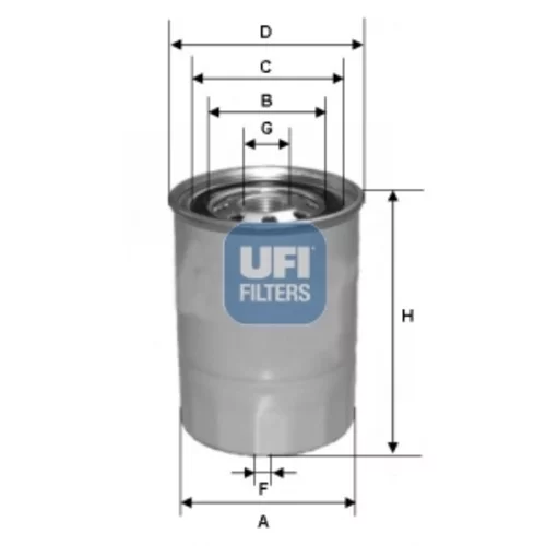 Palivový filter UFI 24.339.00