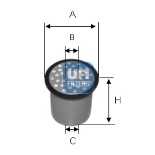 Palivový filter UFI 24.388.00