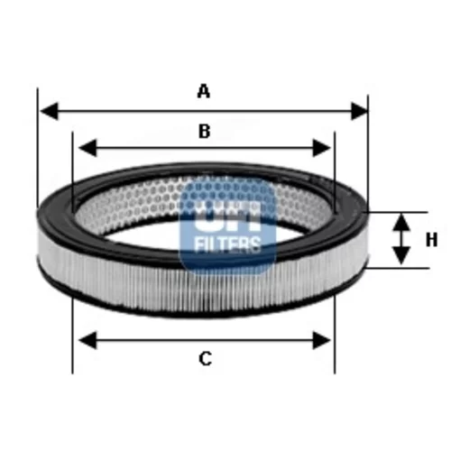 Vzduchový filter UFI 30.978.01