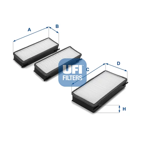 Filter vnútorného priestoru UFI 53.070.00