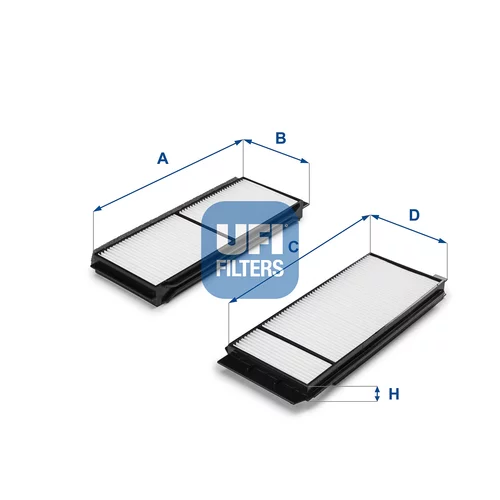 Filter vnútorného priestoru UFI 53.120.00