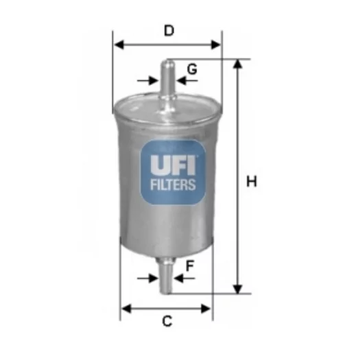 Palivový filter UFI 31.848.00