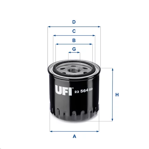 Olejový filter UFI 23.564.00