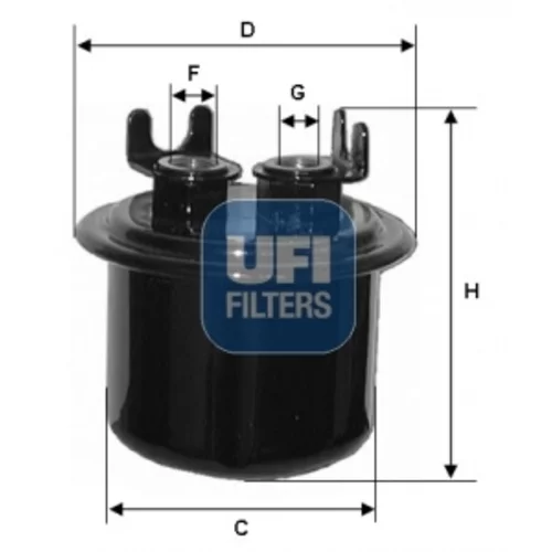 Palivový filter UFI 31.539.00