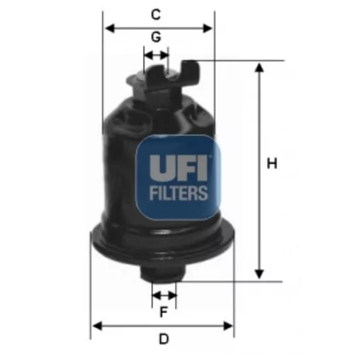 Palivový filter UFI 31.580.00