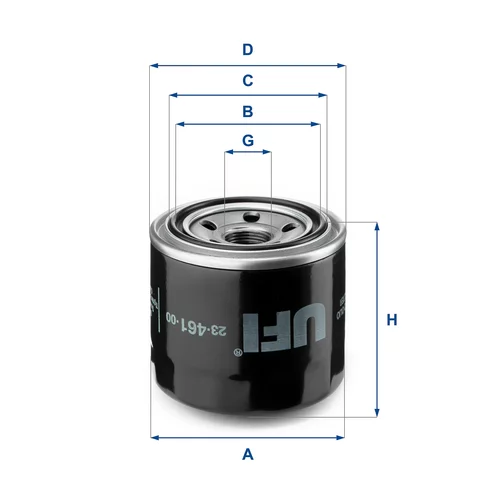 Olejový filter UFI 23.461.00