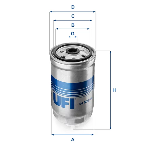 Palivový filter UFI 24.529.00