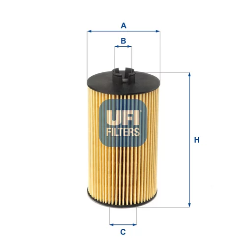 Olejový filter UFI 25.007.00