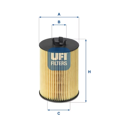 Olejový filter UFI 25.063.00