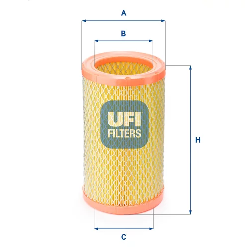 Vzduchový filter UFI 27.824.00