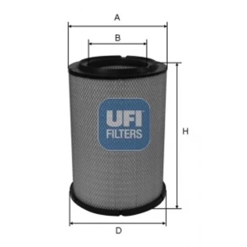 Vzduchový filter UFI 27.B39.00