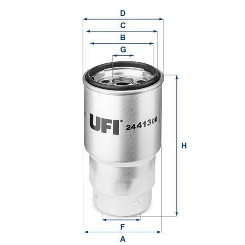 Palivový filter UFI 24.413.00