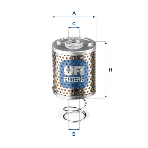 Palivový filter UFI 26.617.00