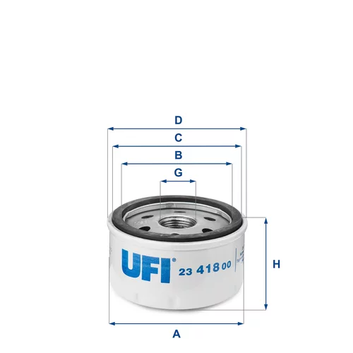 Olejový filter UFI 23.418.00