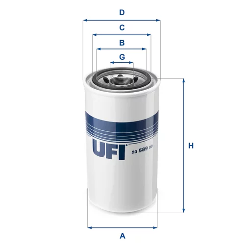 Hydraulický filter automatickej prevodovky UFI 23.589.00