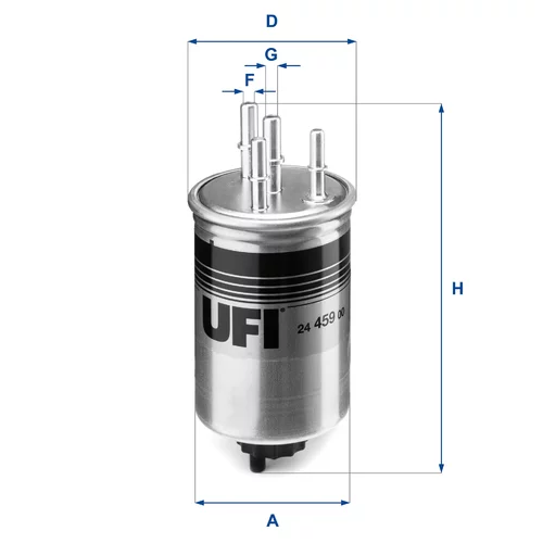 Palivový filter UFI 24.459.00